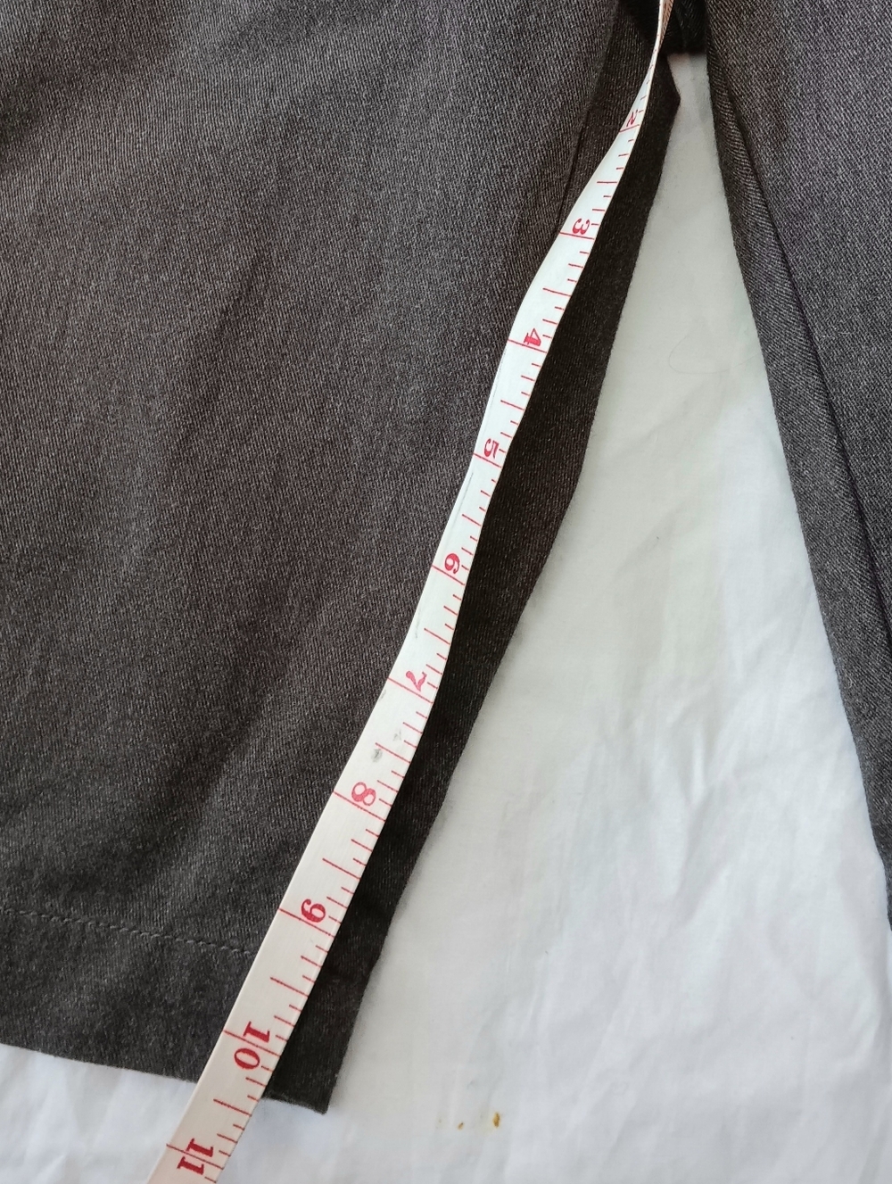 Volcom Chino Shorts 34 Charcoal Gray Pockets 10" Inseam Surf Beach Summer - Picture 8 of 10